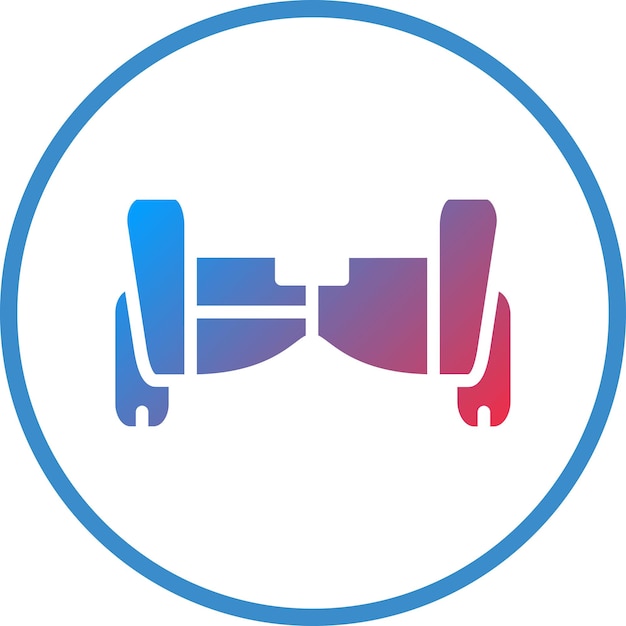 Estilo del icono del hoverboard