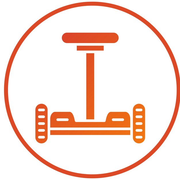 Estilo del icono del hoverboard