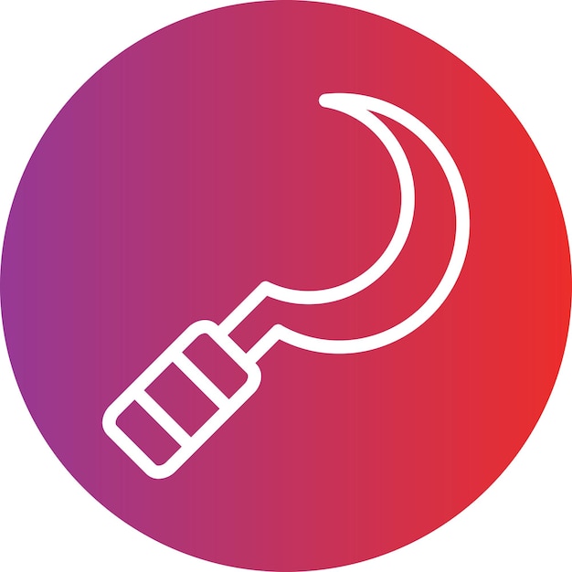 Estilo del icono de la hoz