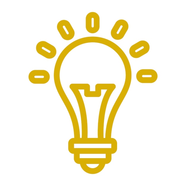 Estilo del icono de la idea de diseño vectorial