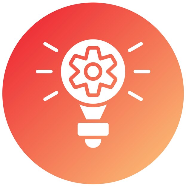 Estilo del icono de la idea de diseño vectorial