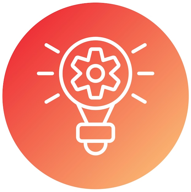 Estilo del icono de la idea de diseño vectorial