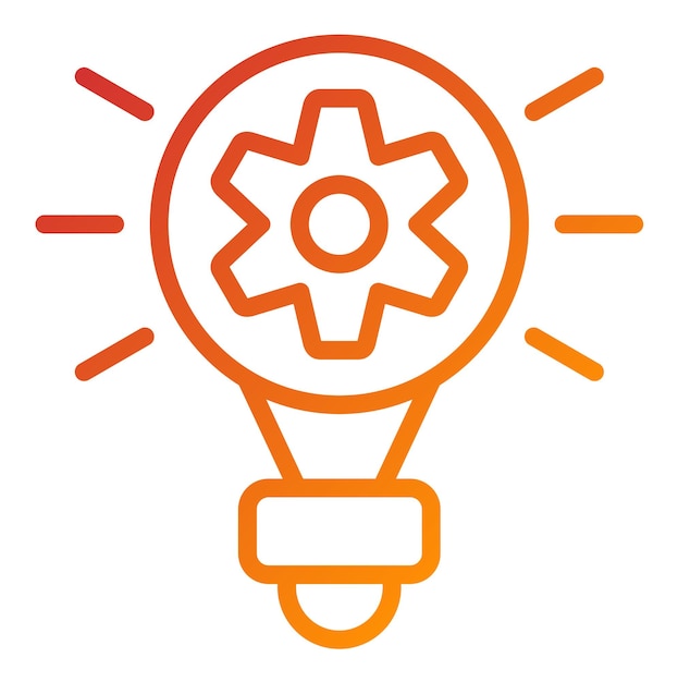 Estilo del icono de la idea de diseño vectorial