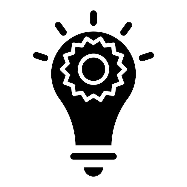Estilo del icono de la idea de diseño vectorial