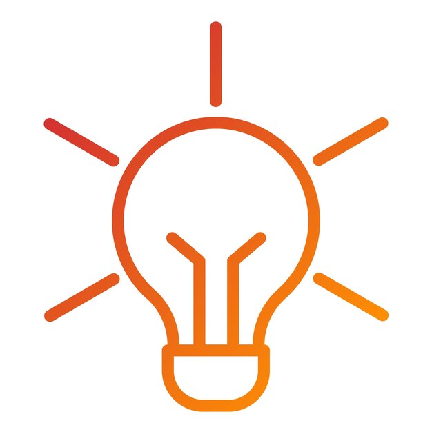 Estilo del icono de la idea de diseño vectorial