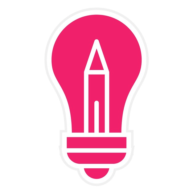 Estilo del icono de la idea de diseño vectorial