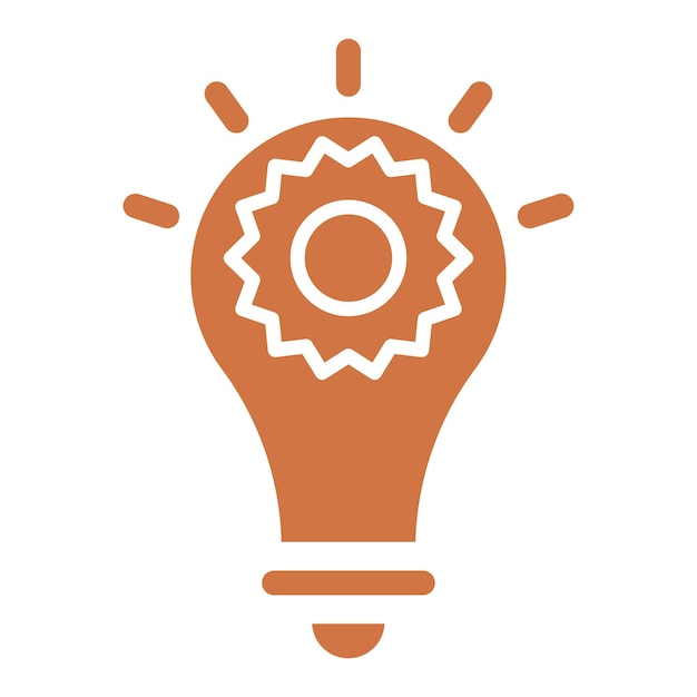 Estilo del icono de la idea de diseño vectorial