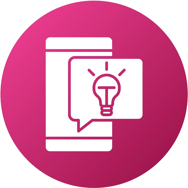 Estilo del icono de la idea de diseño vectorial
