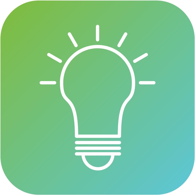 Estilo del icono de la idea