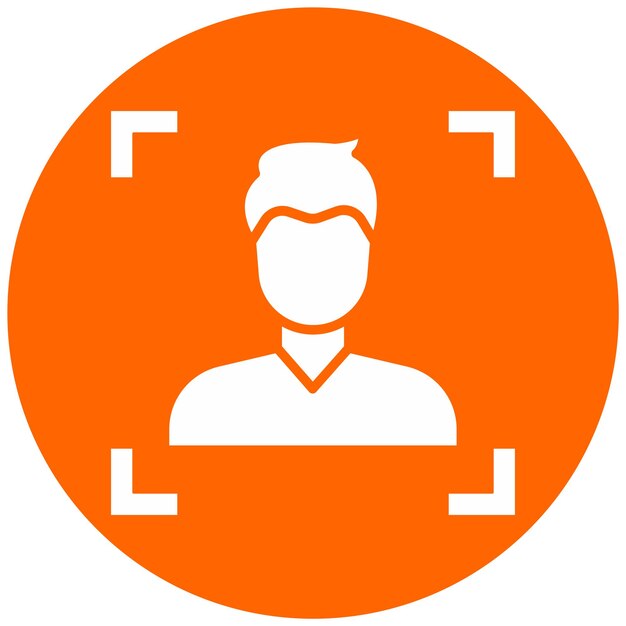 Estilo del icono de identificación del diseño vectorial