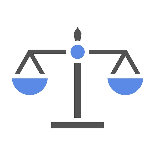 Estilo del icono de igualdad de diseño vectorial