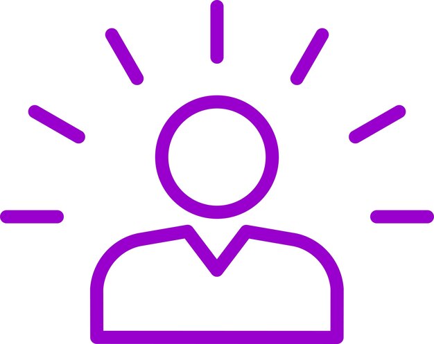 Estilo de icono de iluminación de diseño vectorial