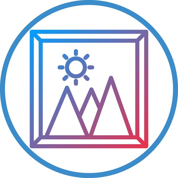 Estilo de icono de la imagen de diseño vectorial