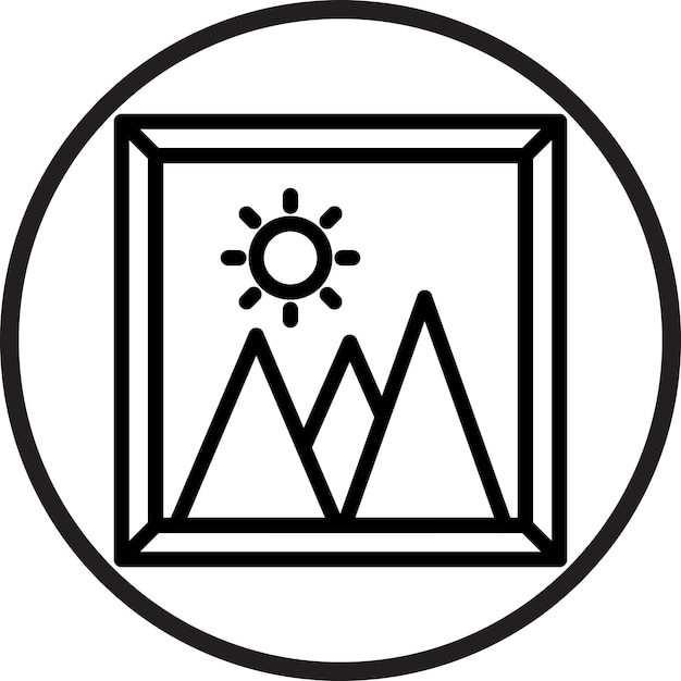 Estilo de icono de la imagen de diseño vectorial