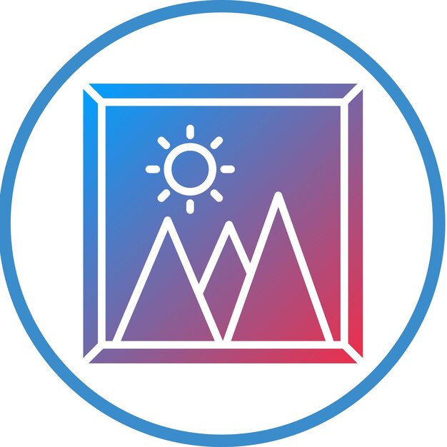 Estilo de icono de la imagen de diseño vectorial