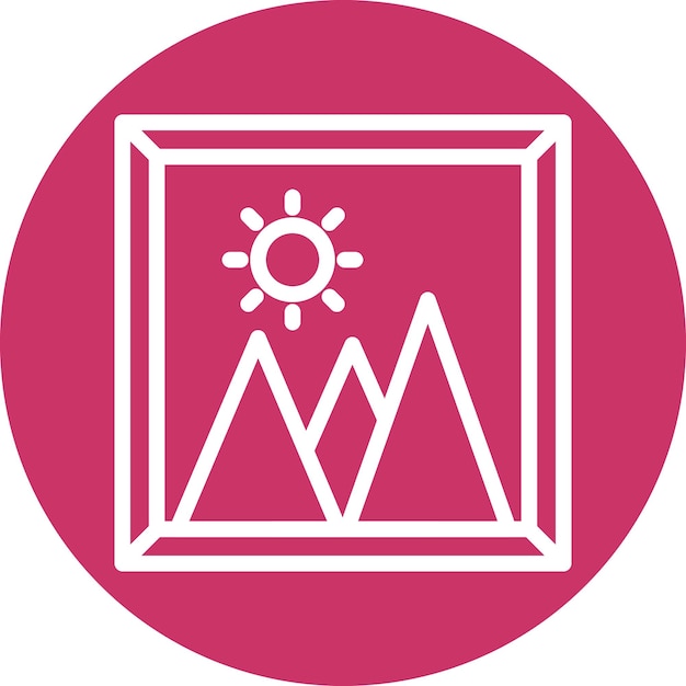 Estilo de icono de la imagen de diseño vectorial