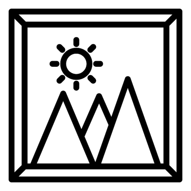 Estilo de icono de la imagen de diseño vectorial