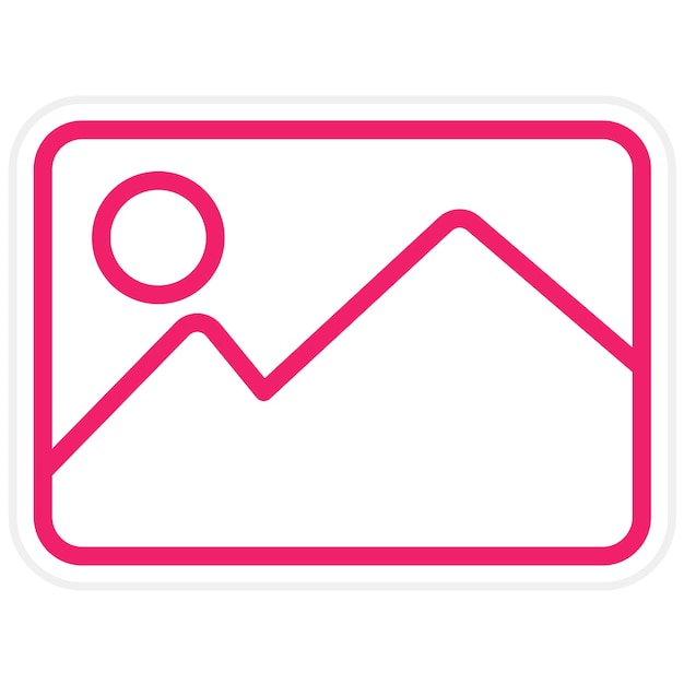 Estilo de icono de la imagen de diseño vectorial