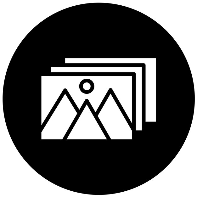 Estilo de icono de la imagen de diseño vectorial