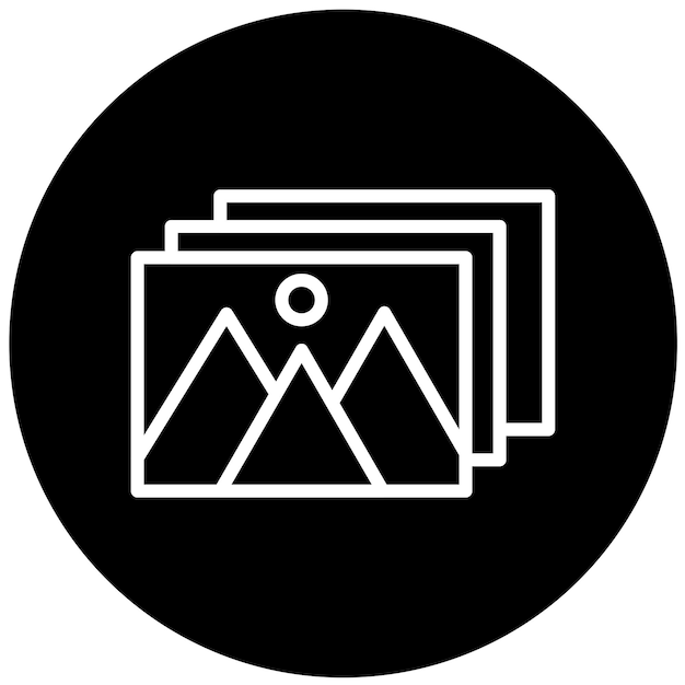Estilo de icono de la imagen de diseño vectorial
