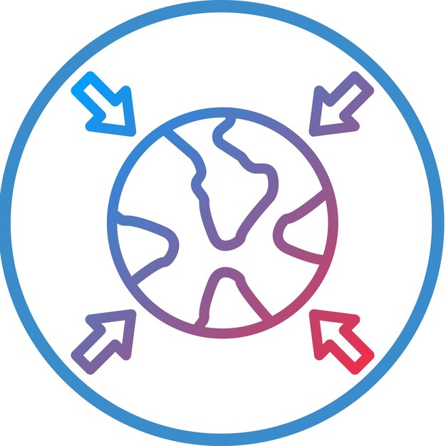 Estilo del icono de impacto del diseño vectorial