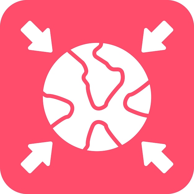 Estilo del icono de impacto del diseño vectorial
