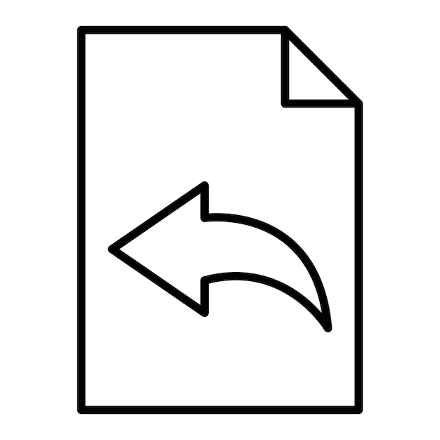 Estilo del icono de importación de diseño vectorial