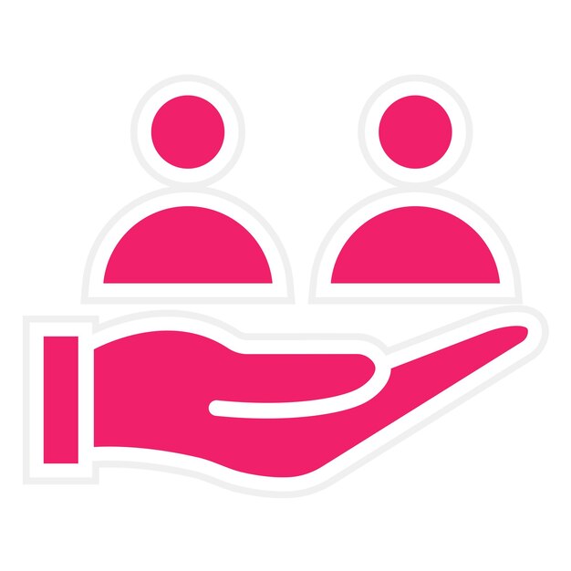 Estilo de icono de inclusión de diseño vectorial