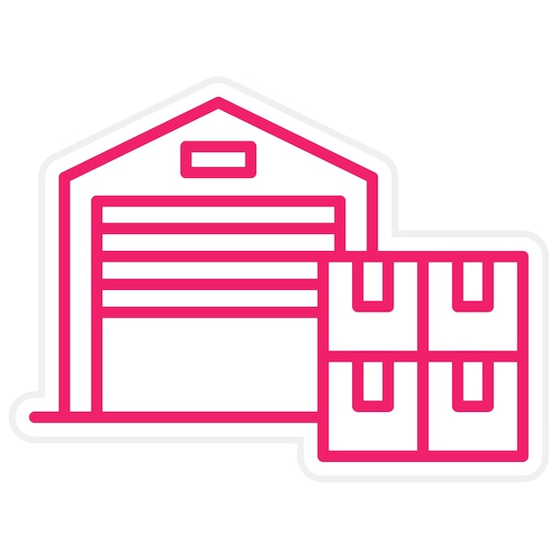 Estilo del icono de la industria