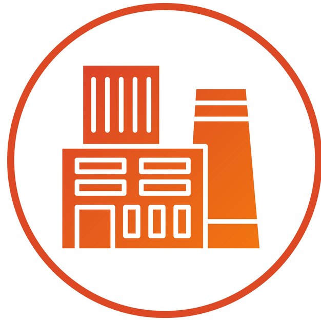 Estilo del icono de la industria