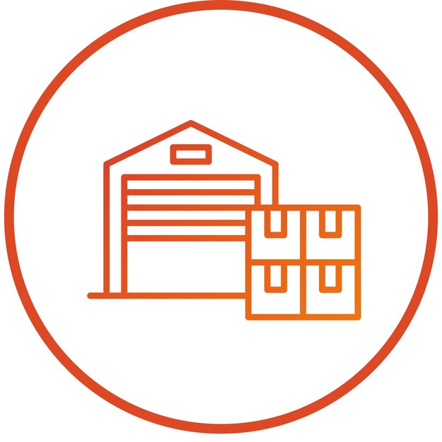 Estilo del icono de la industria