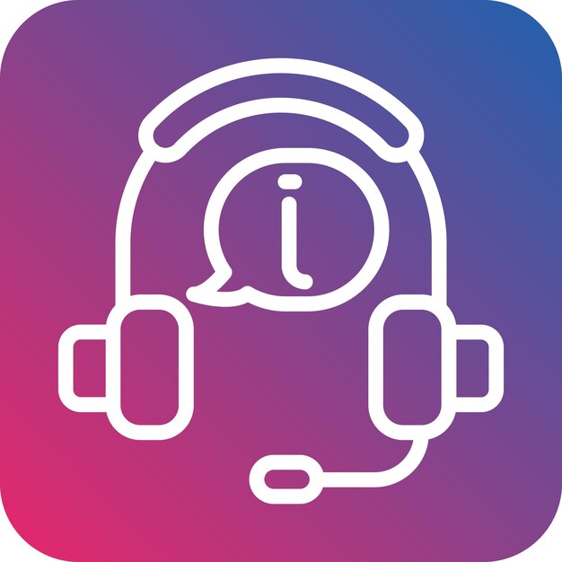 Estilo del icono de información de diseño vectorial