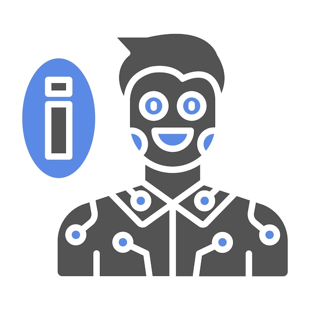 Estilo del icono de la información de diseño vectorial