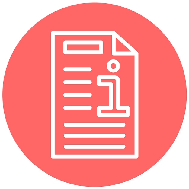 Estilo del icono de la información de diseño vectorial