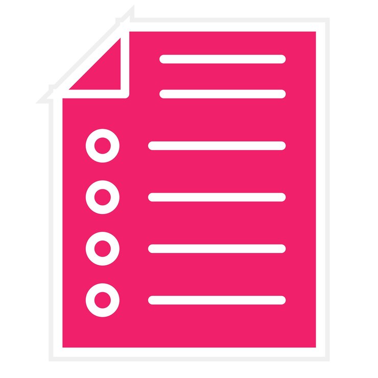 Vector estilo del icono del informe de diseño vectorial