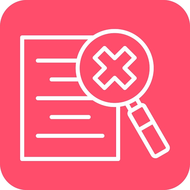 Estilo del icono de infracción de datos de diseño vectorial