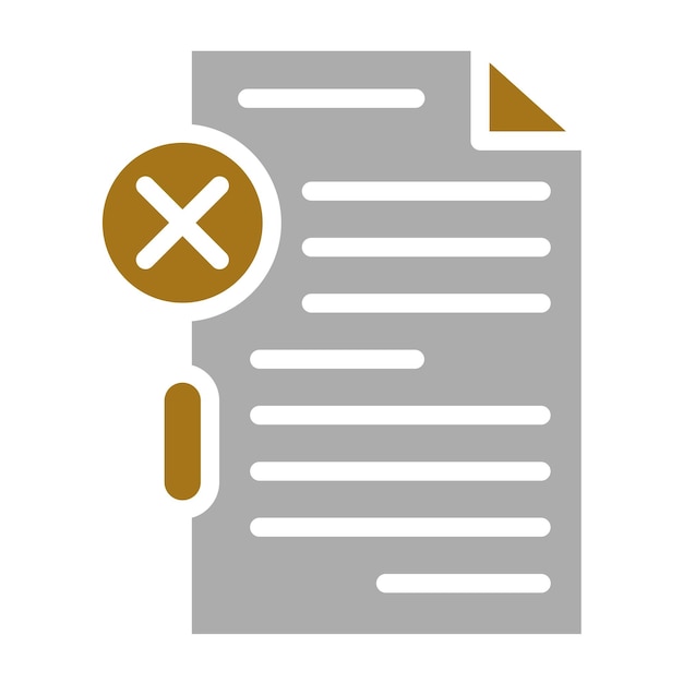 Estilo del icono de infracción de datos de diseño vectorial