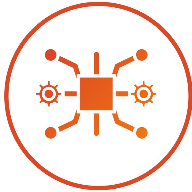 Estilo del icono de la infraestructura de diseño vectorial