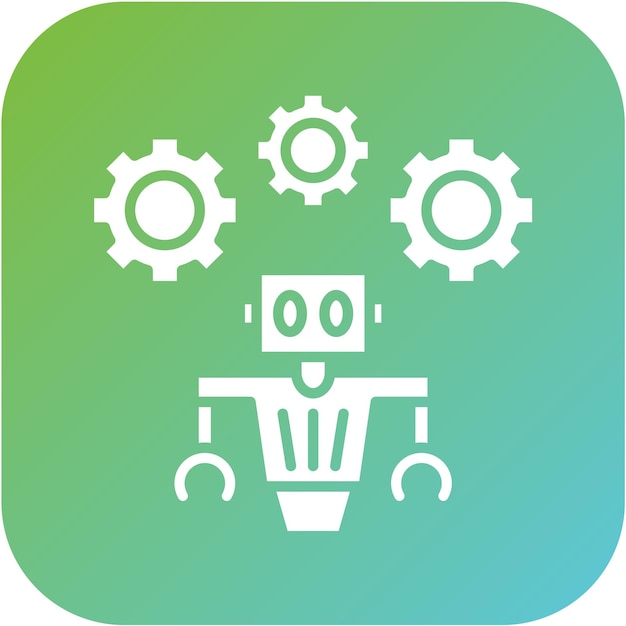 Estilo de icono de ingeniería de diseño vectorial