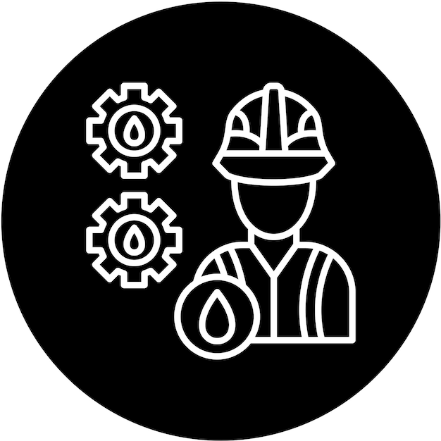 Estilo del icono del ingeniero
