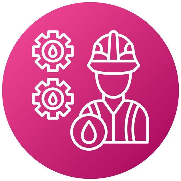 Estilo del icono del ingeniero