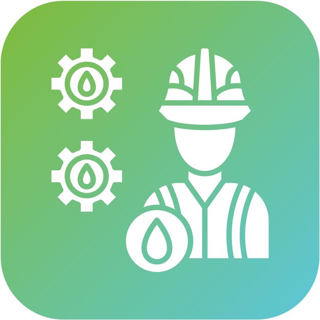 Estilo del icono del ingeniero