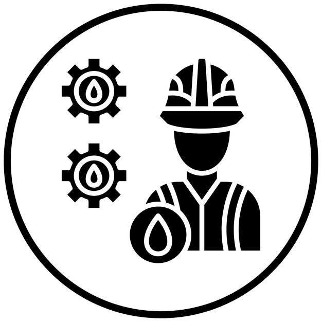 Estilo del icono del ingeniero