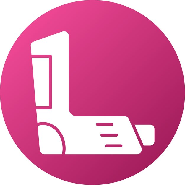Estilo del icono del inhalador de diseño vectorial