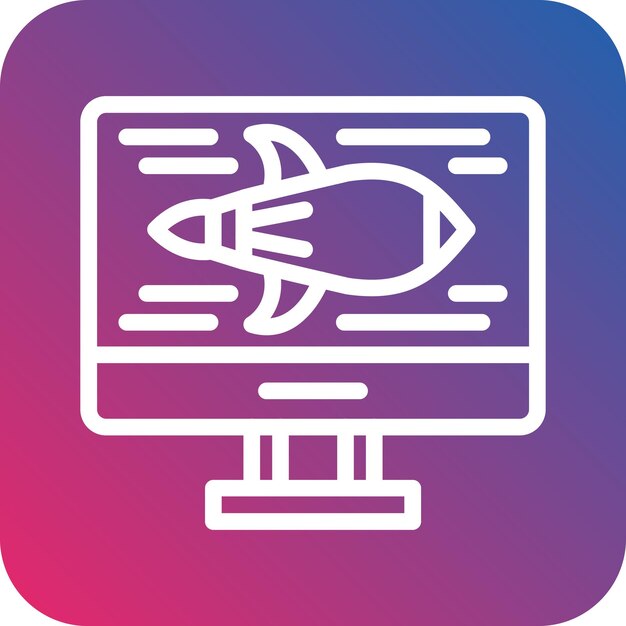 Estilo del icono de inicio de diseño vectorial