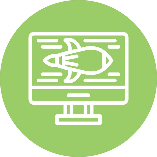 Estilo del icono de inicio de diseño vectorial