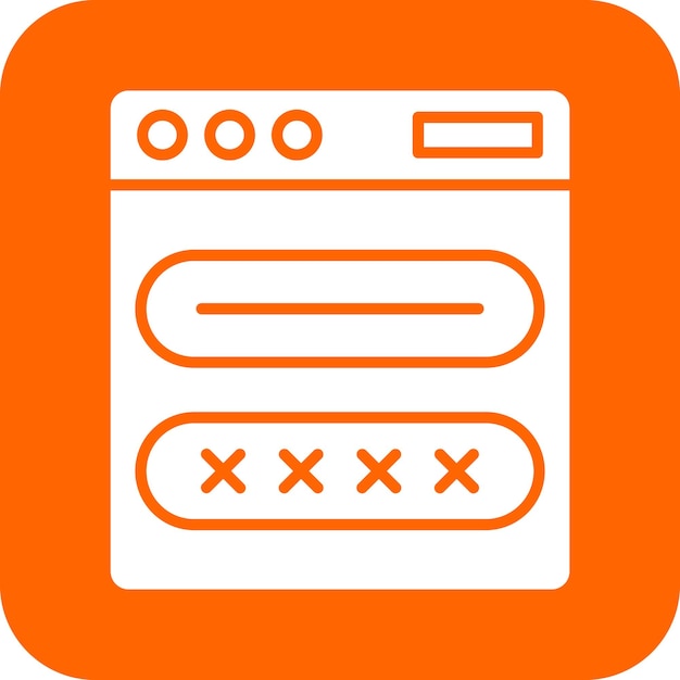 Estilo del icono de inicio de sesión de diseño vectorial