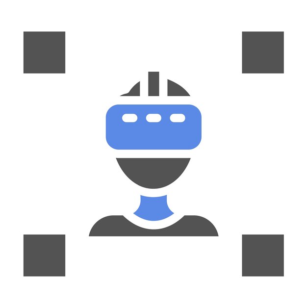 Estilo de icono de inmersión de diseño vectorial