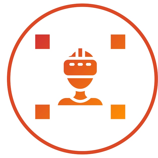 Estilo de icono de inmersión de diseño vectorial