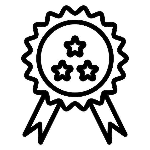 Estilo del icono de la insignia de diseño vectorial